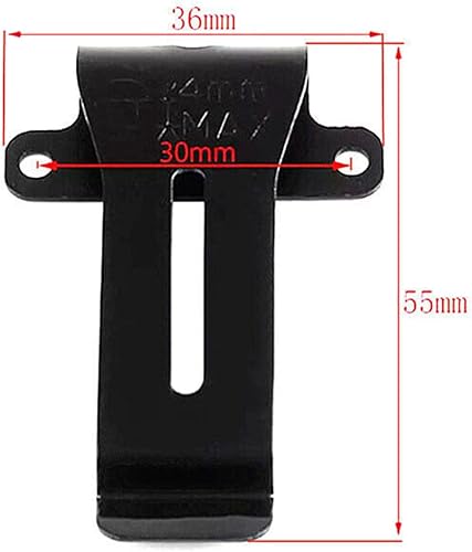 Miniatura 3 de TECKEEN Holster for Kenwood TK-208 TK-308 TH-22AT TH-42AT Walkie Talkie Radio Display Carry Case Carry Holder Case Radio Portable Device