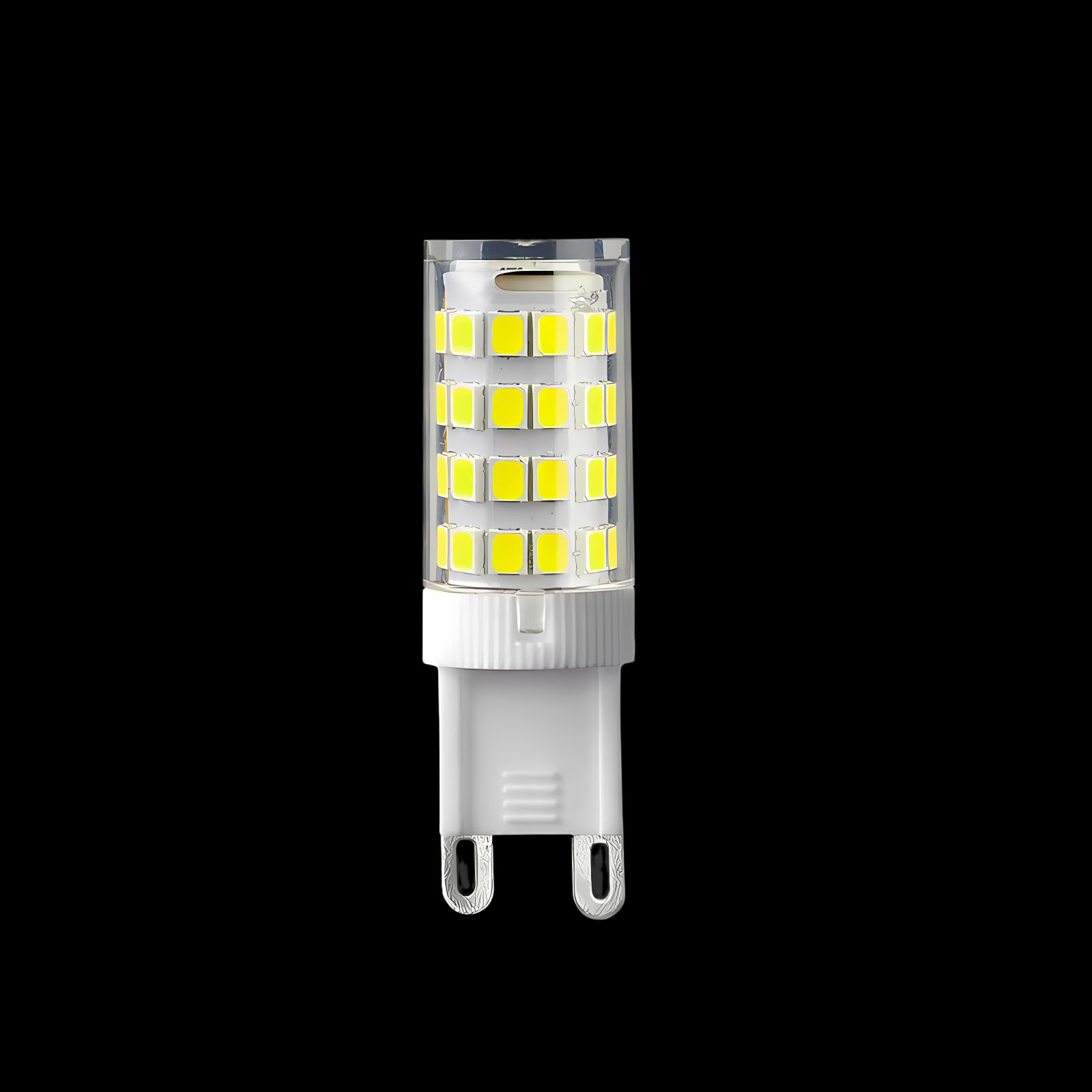 QIROGKC G9 LED Bulbs 220V - 3000K-6500K Dimmable Corn Cob Lights, Flicker-Free 360° Ceramic Base, High CRI 80+ for Chandeliers & Home Lighting (10-Pack) 5w Tri Color dimming