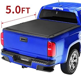 oEdRo Tri-Fold Truck Bed Tonneau Cover Compatible with 2015-2020 Chevy Colorado/GMC Canyon