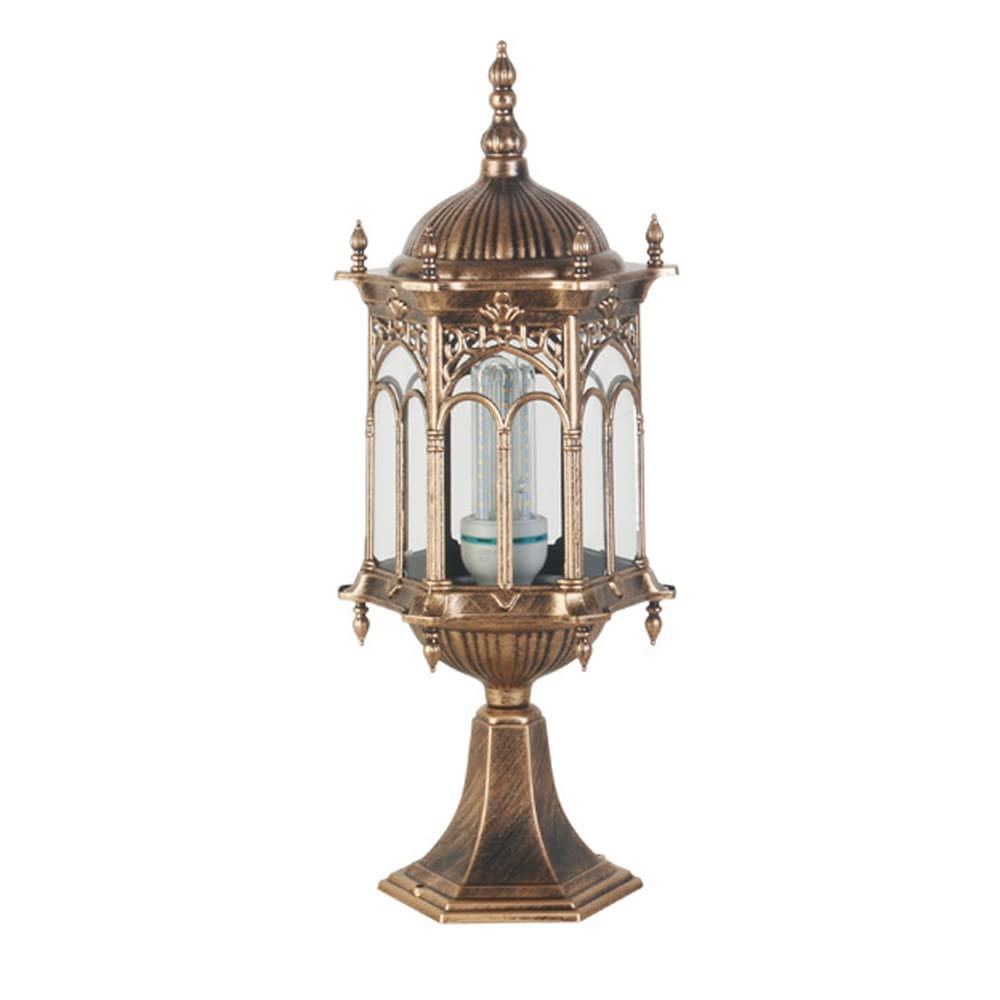 KLerDH Solar Lights, Creative Courtyard Terrace Column Light Outdoor Porch Lighting Fixture