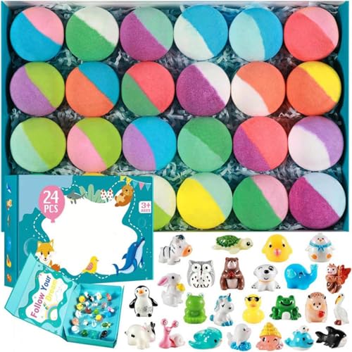 Mousse de bain hydratante avec boules effervescentes et jouets - 4