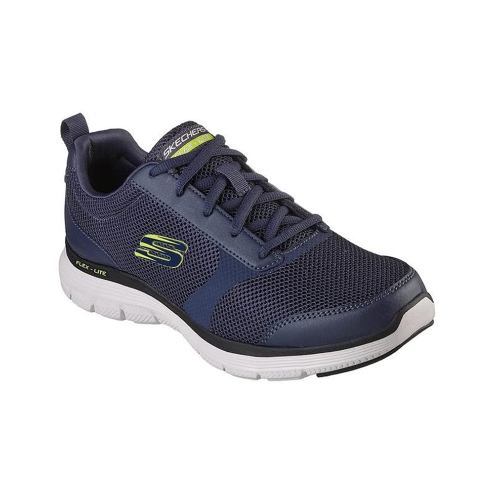 Skechers Mens Flex Advantage 4.0-efficient Navy/Lime Casual Shoe - 9 UK (10 US) (232224) (B09C8YBQLT) Amazon Price History, Amazon Price Tracker
