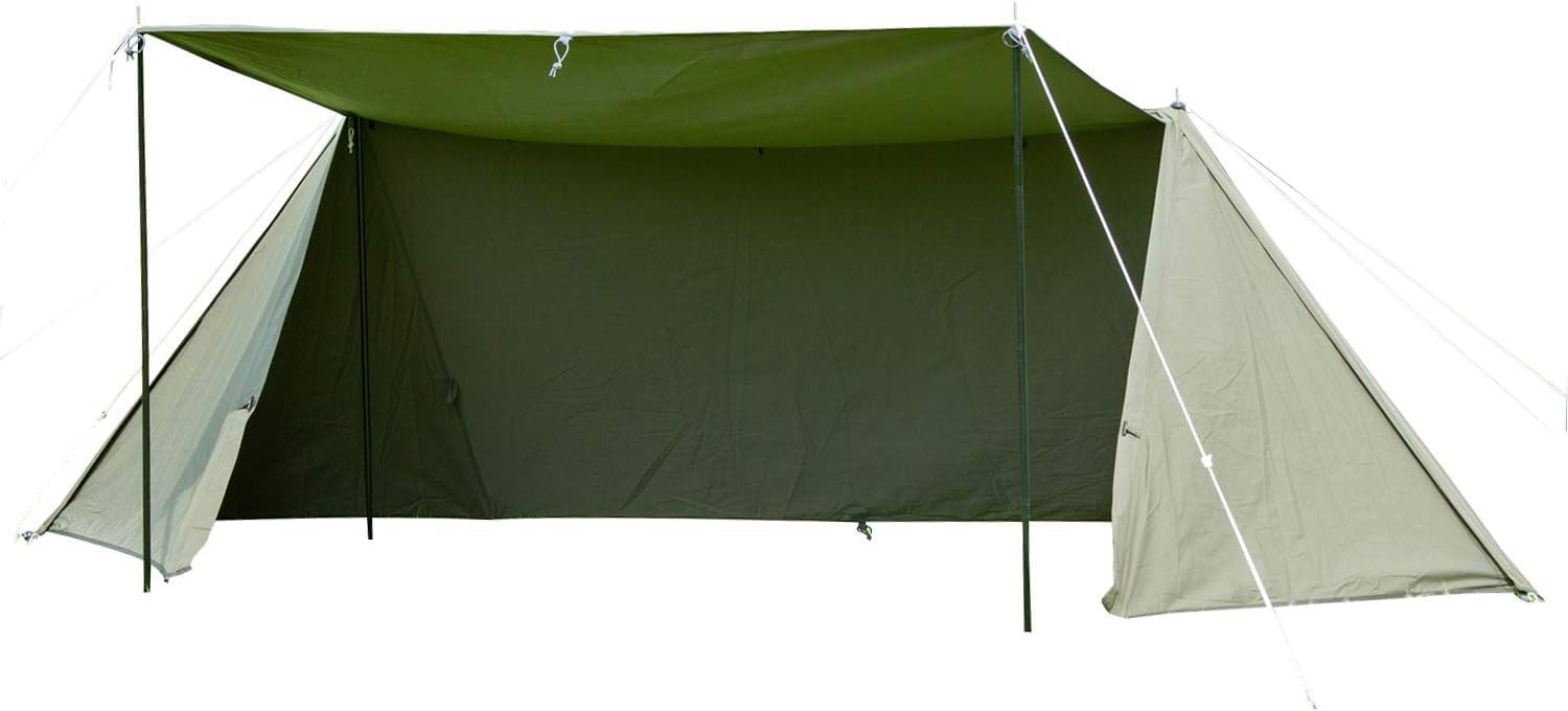 1 Person Camping Zelt Angelzelt Biwakzelt 1 Mann Zelt Shelt Hot Tent Baumwollzelt Militär Zelt Leinwand