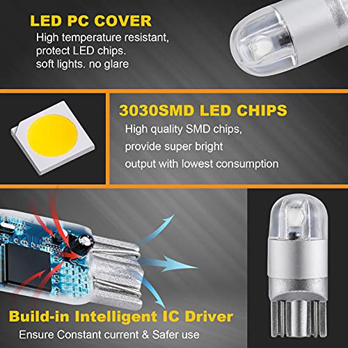 Image of Auxbeam 194 T10 LED Bulbs, Blue, 2 PCS