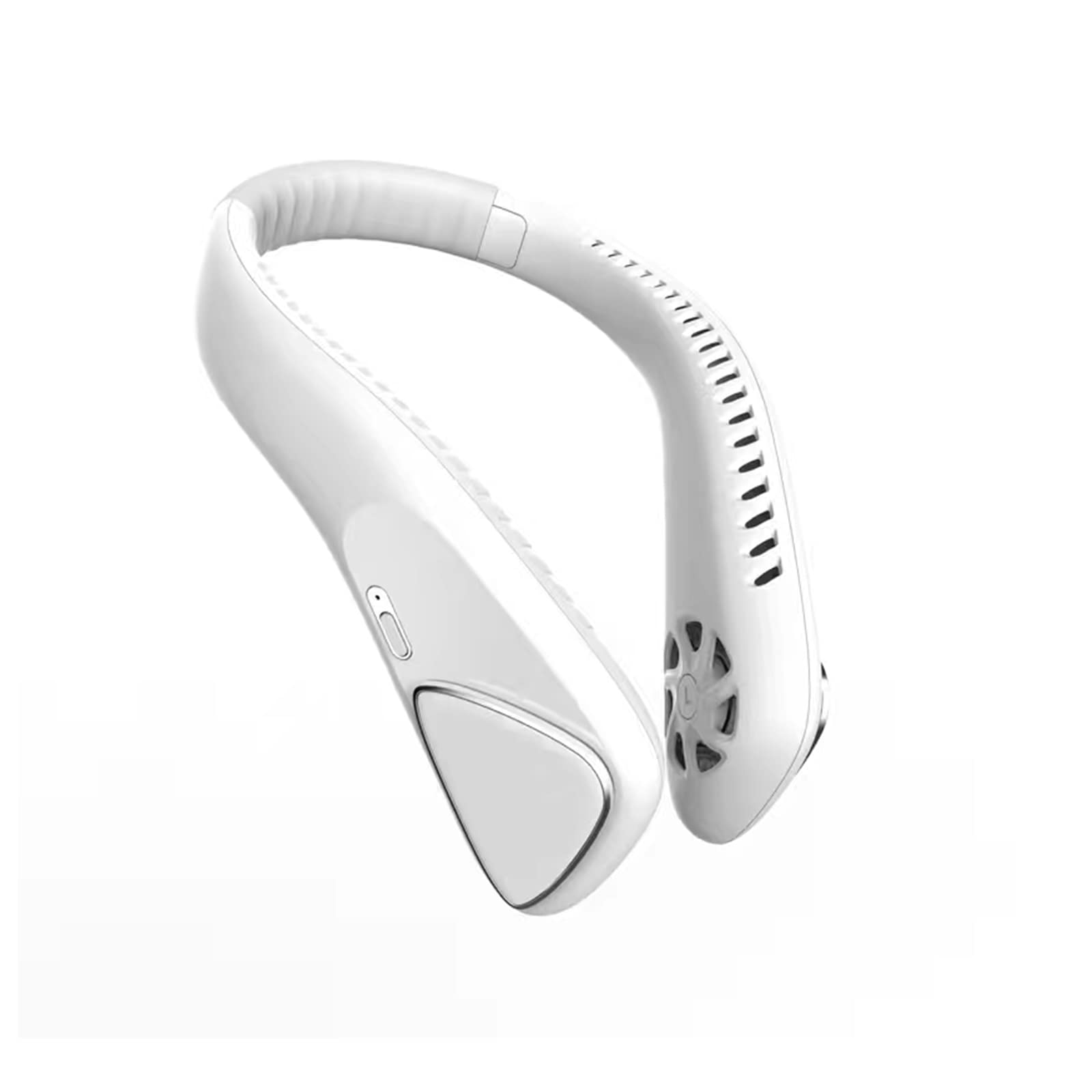 VYLORIPortable Neck Fan, Hands Free Bladeless Fan, Energy Saving and Quiet,Cooling Personal Fan,3 Speeds Adjustment,Mini Small Outdoor Neck Fan (White)