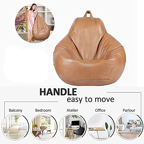 PU Sitzsack-Sesselbezug, Sitzsack Stuhlbezug (Ohne Füllung) Sitzsack Hülle Wasserdicht Sofabezug Für Kinder Und… – Bild 6