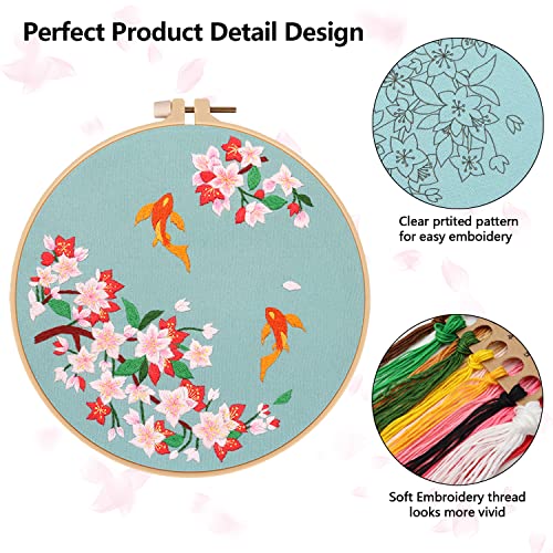 Embroidery-Starter-kit-for-Beginners-3-Sets-DIY-Cross-Stitch-Kits-for-Adults-Art-Craft-Handy-Sewing-with-Flowers-Embroidery-Patterns-FabricEmbroidery-HoopsNeedles-and-Color-ThreadsInstructions Embroidery-Starter-kit-for-Beginners-3-Sets-DIY-Cross-Stitch-Kits-for-Adults-Art-Craft-Handy-Sewing-with-Flowers-Embroidery-Patterns-FabricEmbroidery-HoopsNeedles-and-Color-ThreadsInstructions