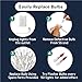 PREXTEX 100-Count Warm White Christmas Lights - 20 ft Clear StringLights on White Wire - Incandescent Xmas TreeLights for Indoor and Outdoor Decorations