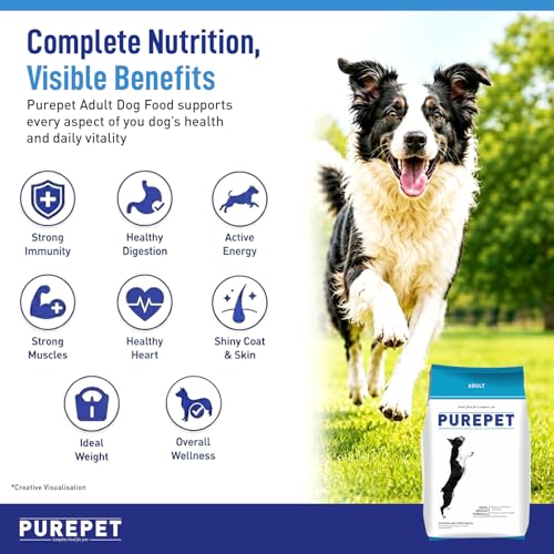 Image of Purepet Adult Dry Dog Food 9kg | Chicken & Vegetable Flavour | Promotes Health & Vitality | Immune Support | Healthy Digestion | Nutrient Rich