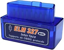 Scanner Automotivo Bluetooth OBD2 Android Elm327 V2.1 Original ECU Mini 327 EML Bluethooth Conexão Rápida iOS ideal para uso doméstico e trabalho
