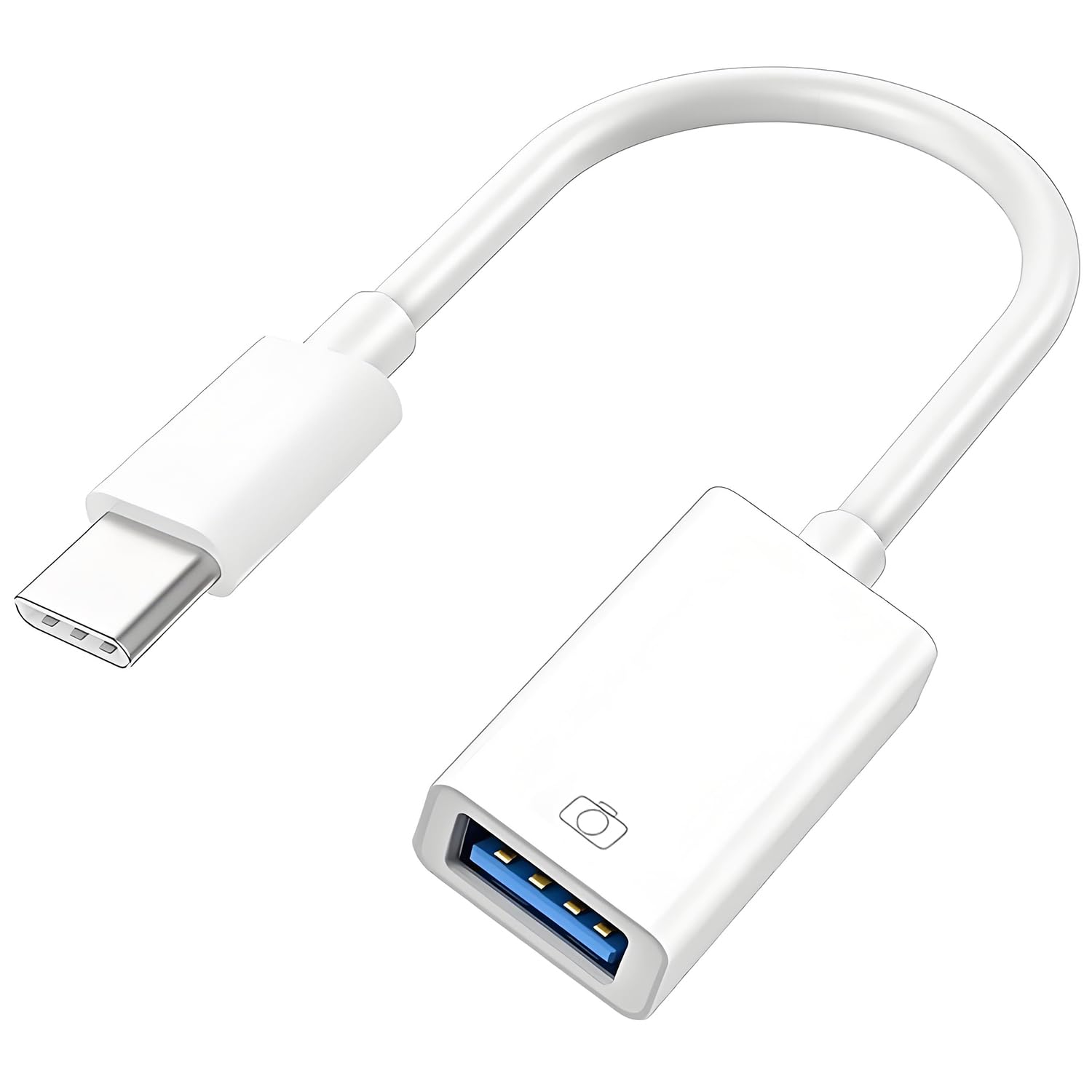 【2025新モデル】 タイプc USB 変換アダプタ Type-C USB カメラアダプタ OTG変換ケーブル USB3.0 高速伝送 双方向 データ転送 写真/音楽/ビデオ転送 設定不要 操作不要 ゲーム拡張スロット Uディスク/マウス/キーボード対応(1個 ホワイト)