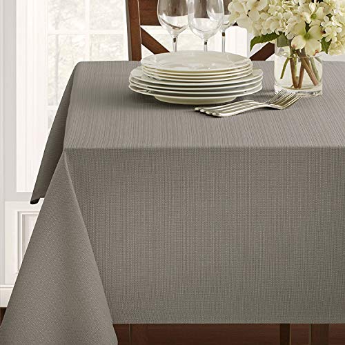 Benson Mills Textured Fabric Tablecloth (60