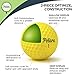 Polara Golf Self-Correcting Golf Balls – Soft Feel, Anti-Slice & Hook Correction, Exceeds USGA Limits, Dimple Pattern, High-Performance Balls for Men & Women – Extra Distance, 12 Pack, Yellow