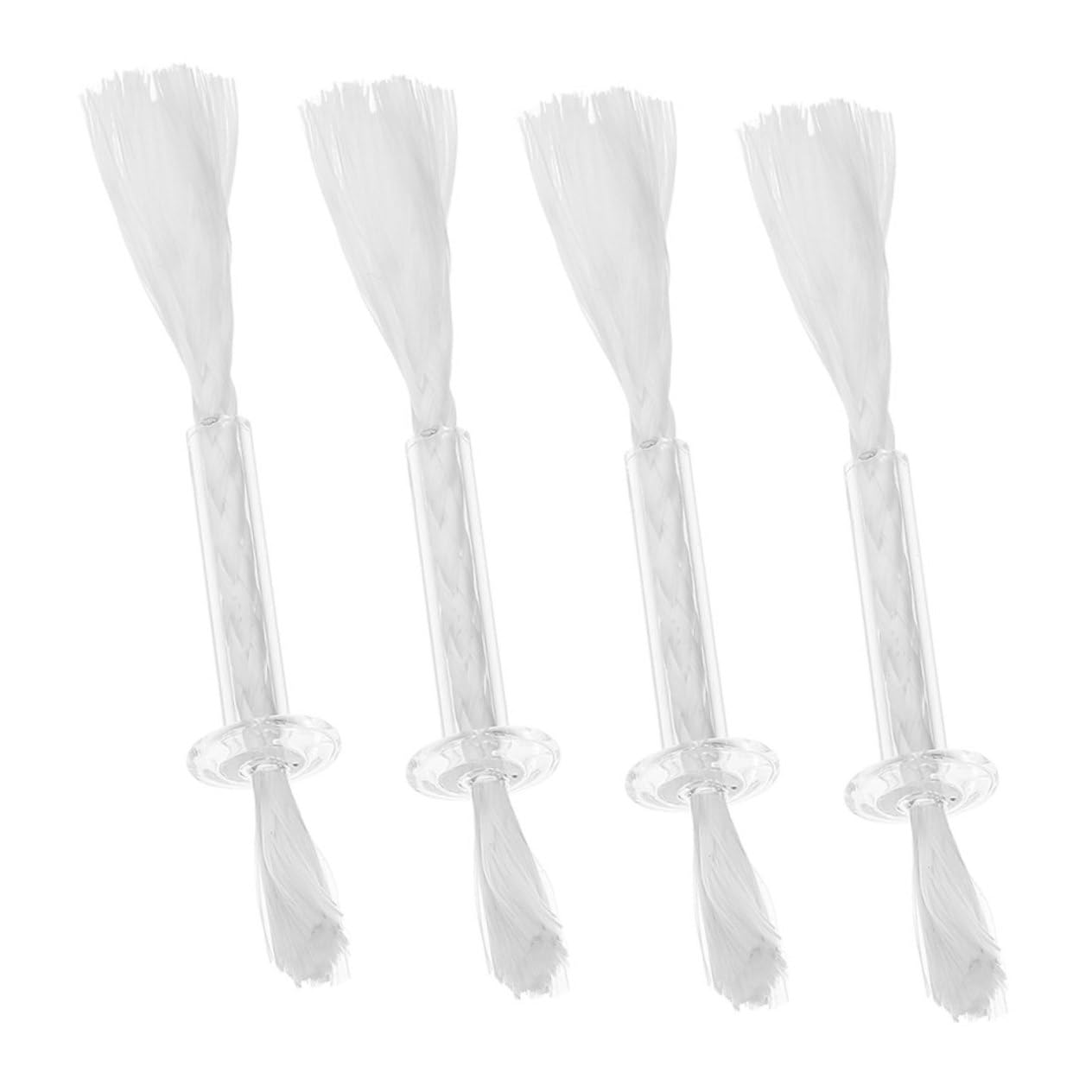 HOOTNEE Oil Lamp Wicks Set of 4 Fiberglass Wick Replacement for Kerosene Lantern Tube Holder for DIY Candle Making Religious Rituals and Wedding Decorations