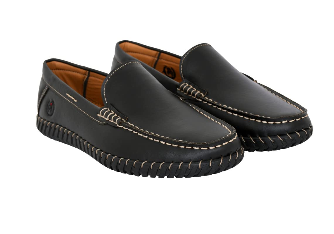 Big Boon Mens Loafer Shoes in Gudiya Style Black (B0BBJDPLXK) Amazon Price History, Amazon Price Tracker