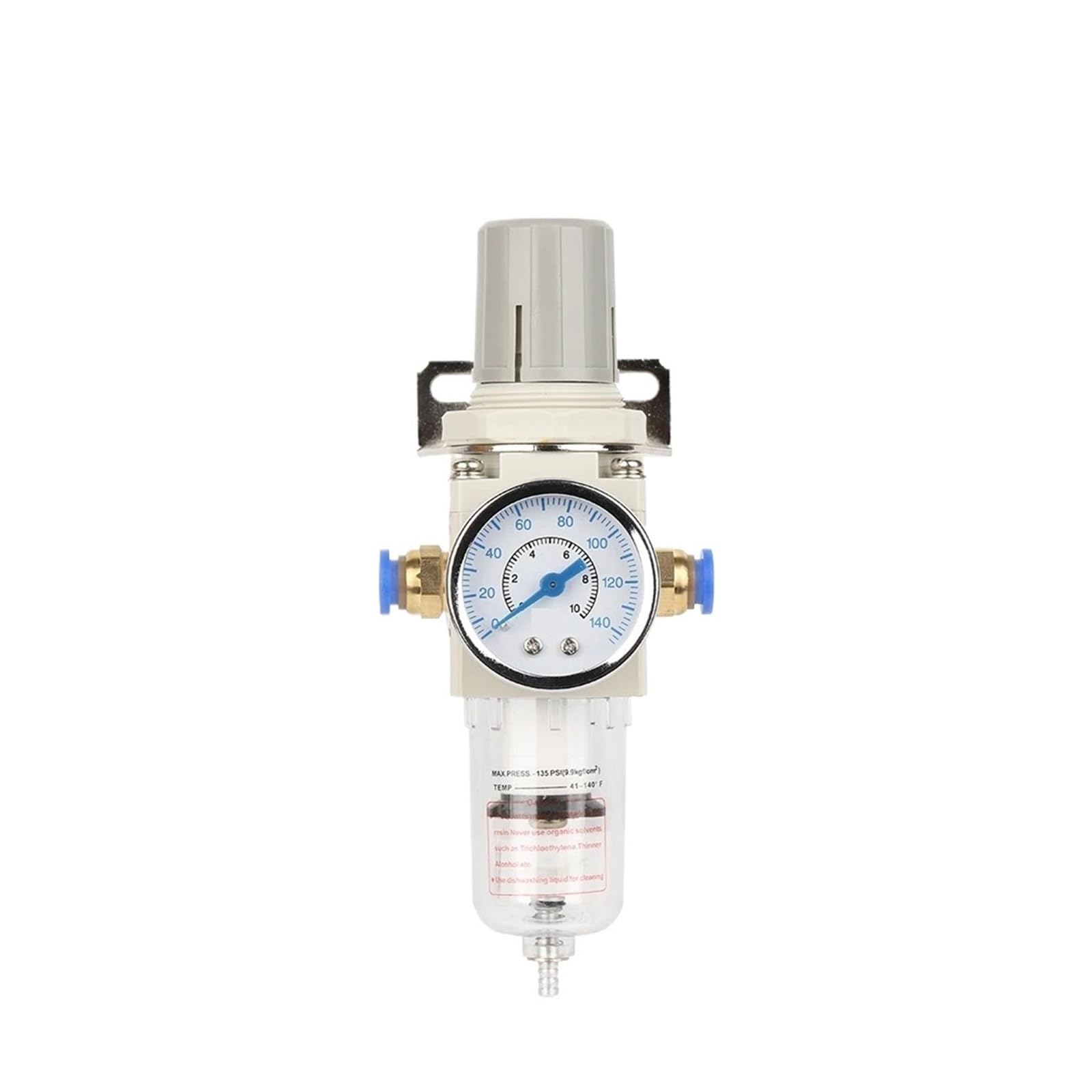 Hhb18i 12Mm Aw2000-02 Pneumatic Compressor Air Filter Source Treatment Filters Pressure Regulator Gauge Oil Separator(12Mm)