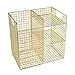 Aosekaa Yoga Mat Storage Rack Workout Equipment Organizer Corner Shelf Basket Exercise Equipment Storage for Dumbbells, Foam Rollers, Gold