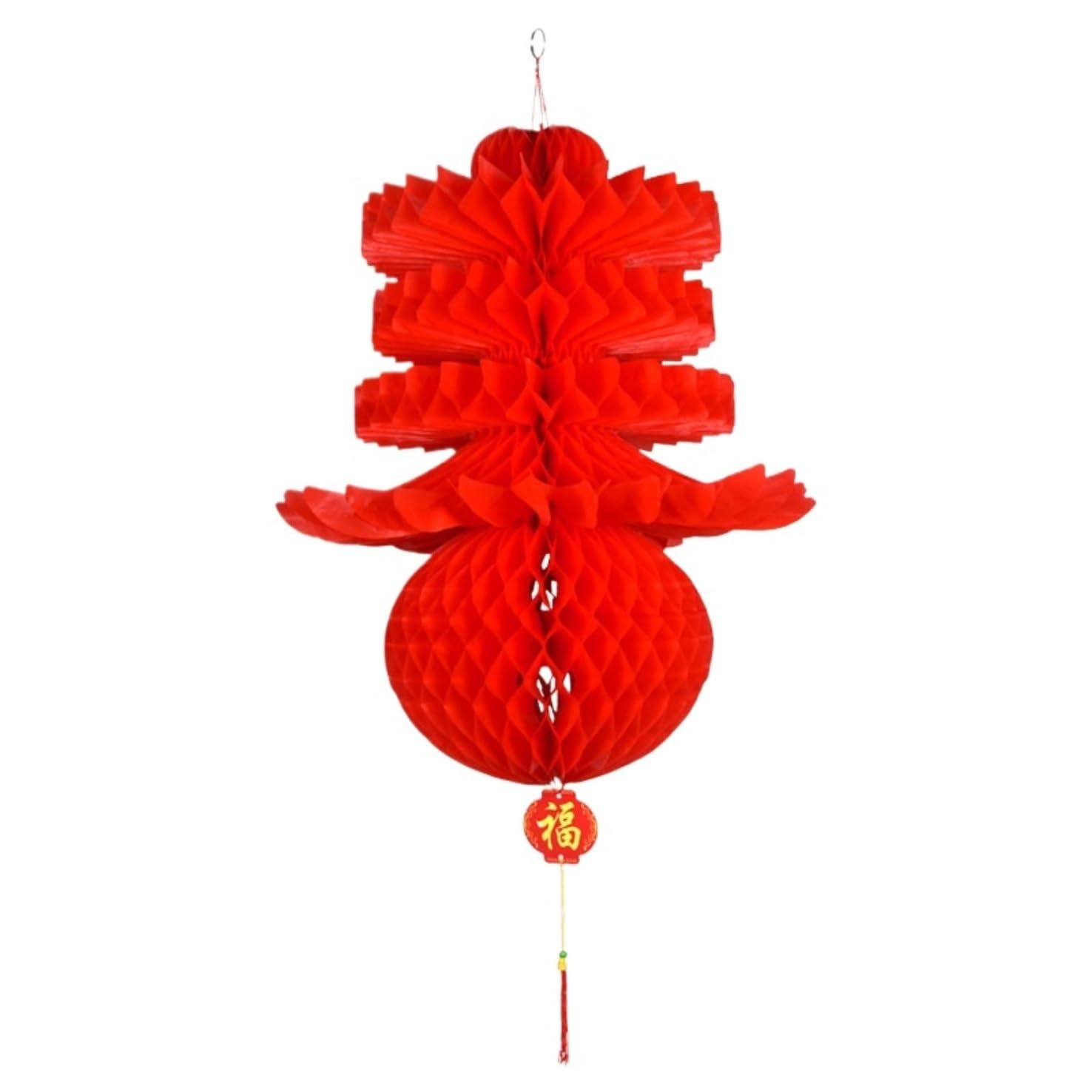 Papierowe Lampiony 2 Sztuki Chińskich Lampionów Dekoracyjnych Na Nowy Rok, Wiszących Święto Wiosny Dekoracje Imprezę(60x78cm)