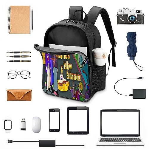 CSTAL The Beatles Sac à Dos Enfants Scolaire Cartable Léger Unisexe Boucle De Réglage Garçon Et Fille Ados Rock Band Backpack Voyage Bag 16inch - Les Beatles, Paul McCartney, John Lennon, RIngo Starr, George Harrison CSTAL The Beatles Sac à Dos Enfants Scolaire Cartable Léger Unisexe Boucle De Réglage Garçon Et Fille Ados Rock Band Backpack Voyage Bag 16inch – Image 3