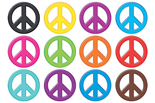 PEACE SIGNS (SOLIDS)V/PACK