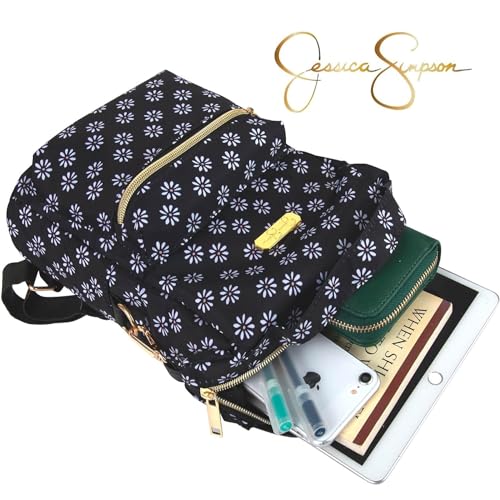 Mochila mini de viaje con cierre y hebilla Jessica Simpson miniatura 3