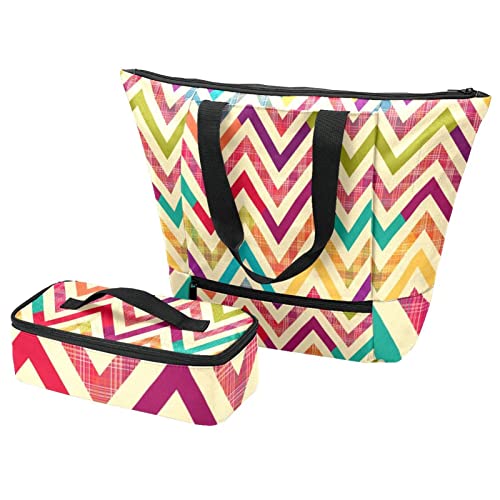 Sac isotherme pour repas et fourre-tout coloré pour éviter les lunch box froides