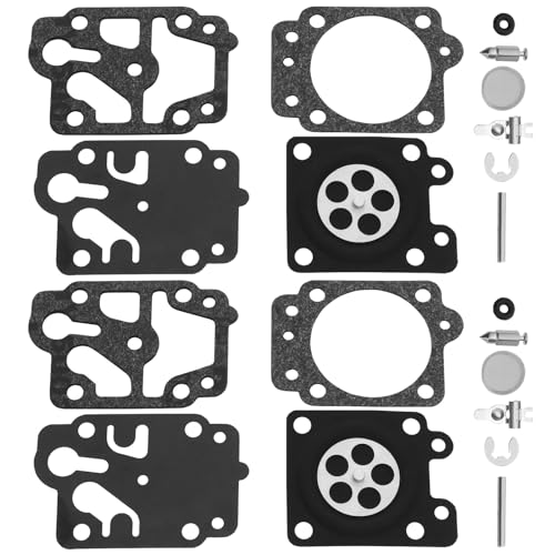 LT Easiyl 2 sets Kits de Réparation Joint de Membrane Carburateur Kit de Réparation Joint de Carburateur Remplacements Joint de Carburateur Compatible avec...