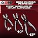 ABN Hose Pincher Pliers 3-Piece Crimping Pinch-Off Tool Set – Automotive Pinching Radiator, Coolant, Heater, Fuel Pinch