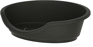 Kerbl Dreamer Recycled Plastic Bed, Black, 95 x 70 x 29 cm