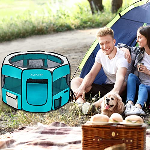 Portable Pet Playpen Foldable Kennels Playpen for Dog&Cat Carrying Case Travel Removable Shade Cover Predelivery Room… - Image 7