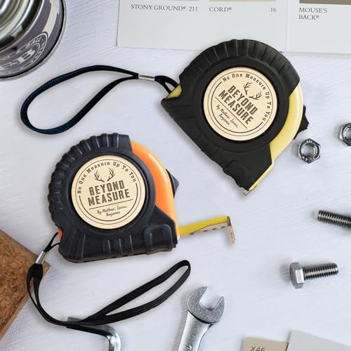 Cinta métrica personalizada para papá con grabado miniatura 4