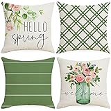 Photo Gallery bynyxi set di 4 federe per cuscino primaverile, 45 x 45 cm, con motivo a gufo, in lino, decorative, per pasqua, casa, divano, cameretta dei bambini, decorazione Photo Gallery bynyxi set di 4 federe per cuscino primaverile, 45 x 45 cm, con motivo a gufo, in lino, decorative, per pasqua, casa, divano, cameretta dei bambini, decorazione