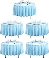 Vista 78 de Manteles de poliéster redondos de 120 pulgadas