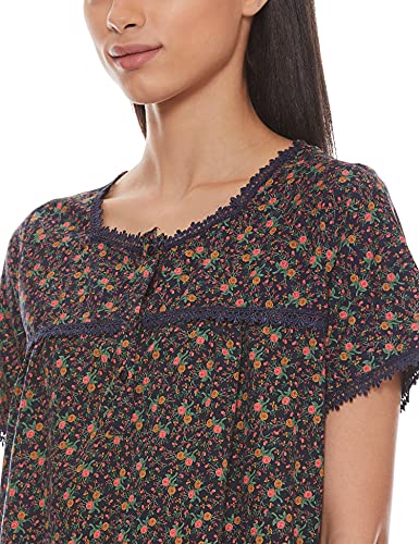 Image of Max Women's Printed Short Sleeves Nightgown