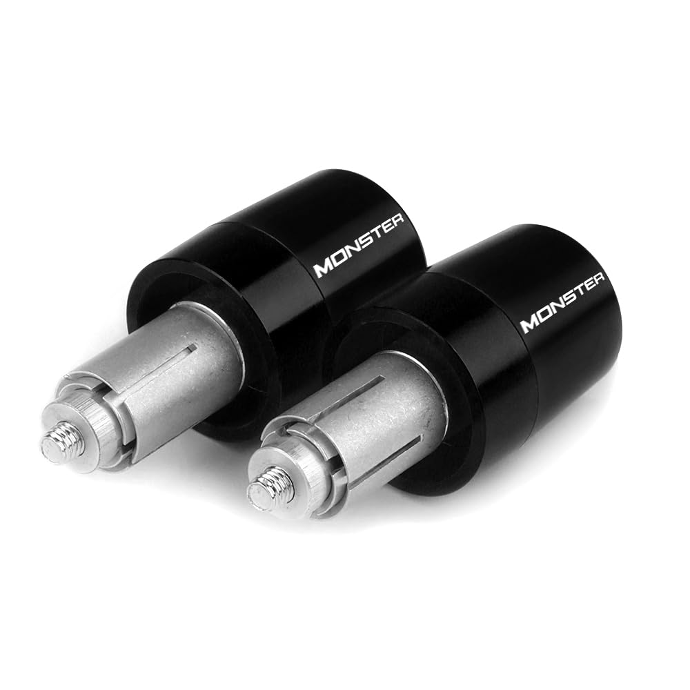 Tappi per manubrio compatibili con Ducati Monster 696/796/797/821/937/1200/S/R | Accessori per moto Balance Pad Monster