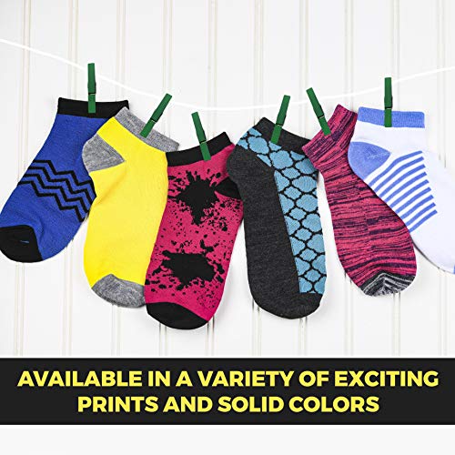 Debra Weitzner Womens Runner Ankle Socks - Low-Cut Colorful Socks (Size 9-11 and 10-13) 12 Pairs3