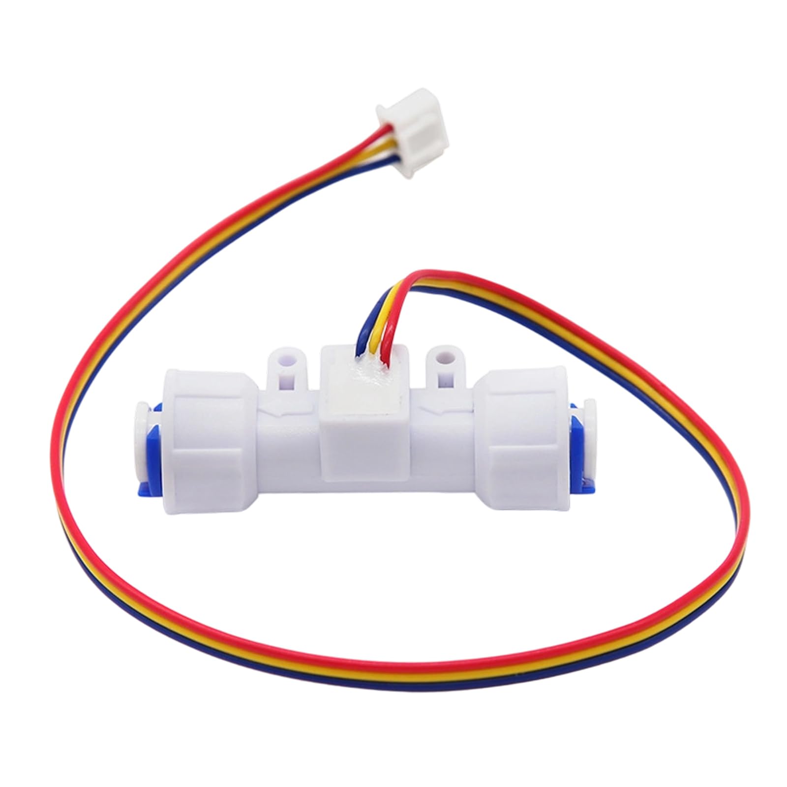 Ordinaryone 2.5 Hall Effect Flows Meter Fast Installation 1 / 4In Connector Fitting For Water Dispenser Flowmeter Counter Quick Connecting Liquid Water Flows Sensors