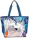 Laurel Burch Foiled Ivory Mares Horse Shoulder Tote Zipper Top 20.5