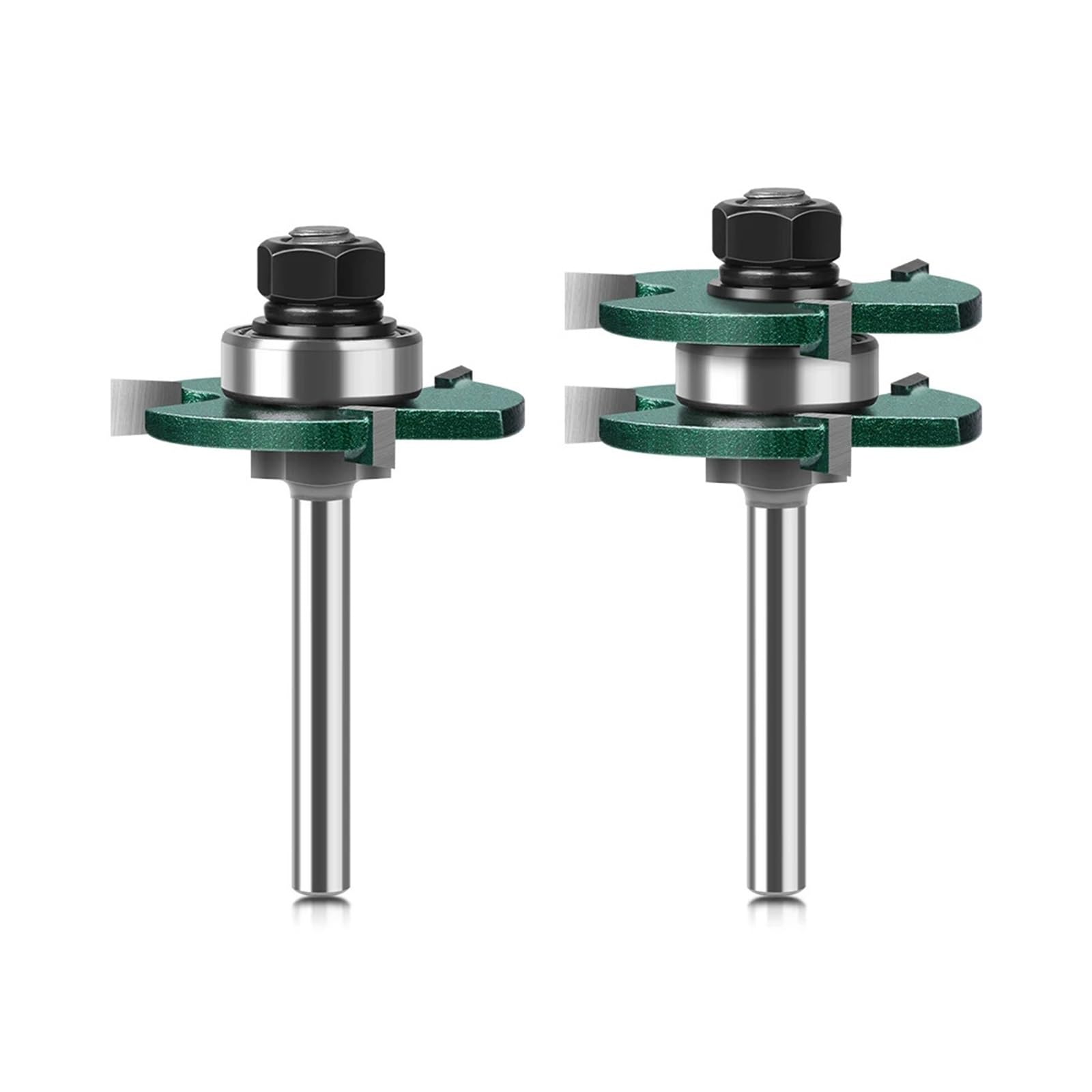 Epaknhgd 12.7Mm Shank 1Pc 6Mm 1/4In 1/2In 3-Tooth T-Mortise Router Bit Square Tooth Mortise Milling Cutter Tool Drilling(12.7Mm Shank)
