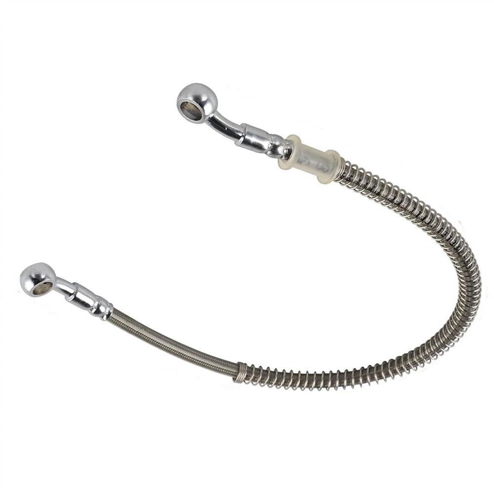 Ksxzw Silver Motorbike Part Motorcycle Brake Oil Hose Line 50Cm Universal Motorbike Stainless Steel Braided Pipeline