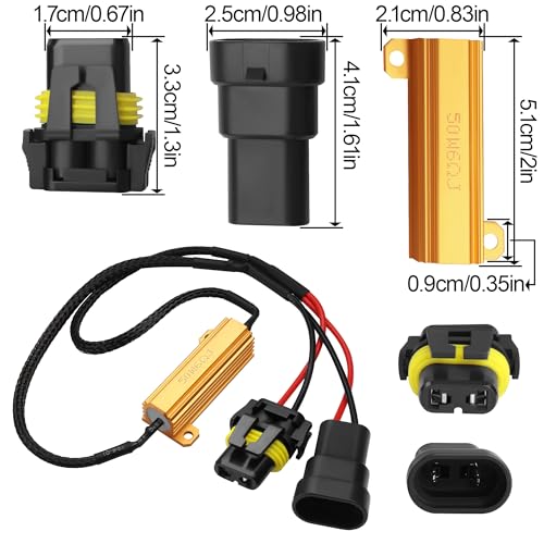 Decodificadores LED para Faros 50W 6Ohm 4un miniatura 2