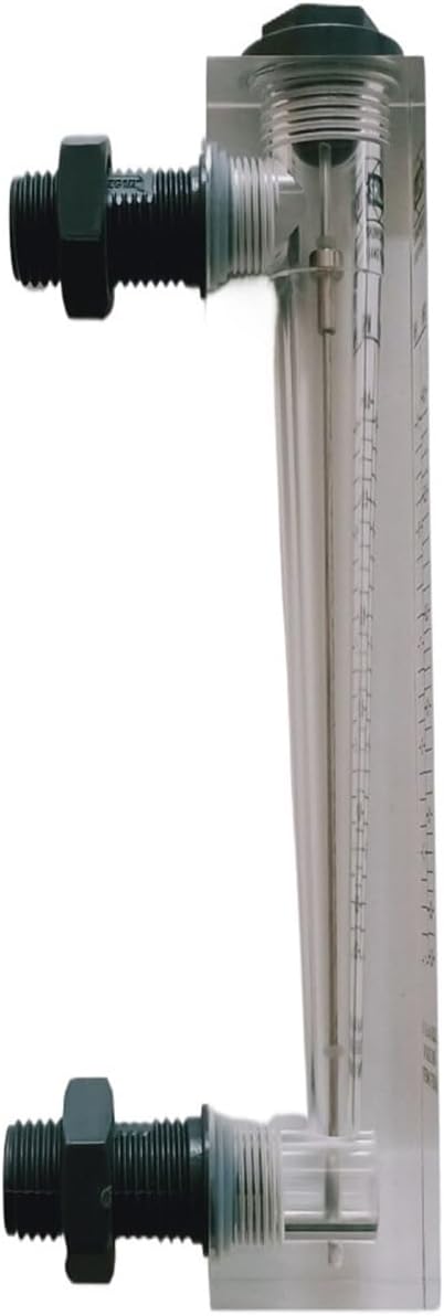 LZM-15L Acrylic panel flowmeter(flow meter) without control valve for liquid and Gas(0.2-2GPM 0.8-8LPM)