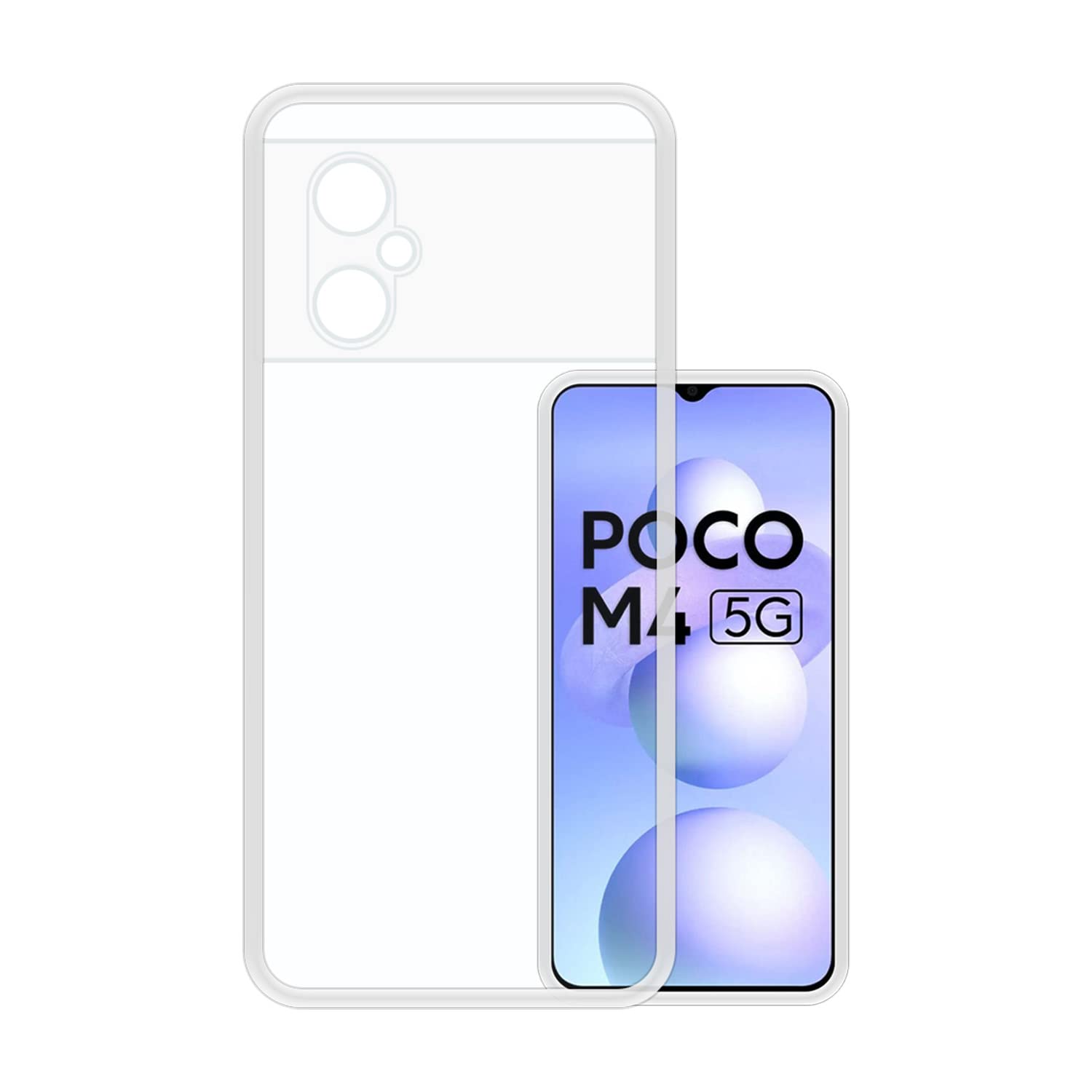 VIDO Transparent Back Case Cover for Poco M4 5G (Soft & Flexible & Camera Protection Back Case) (B09ZJ5ZH8K) Amazon Price History, Amazon Price Tracker