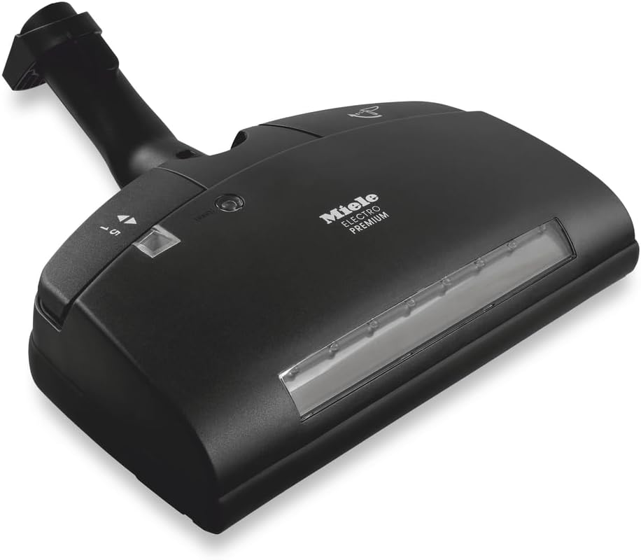 An Miele Electro Premium vacuum head is shown. It is unrelated to the Kolice High-Capacity Donut Maker.