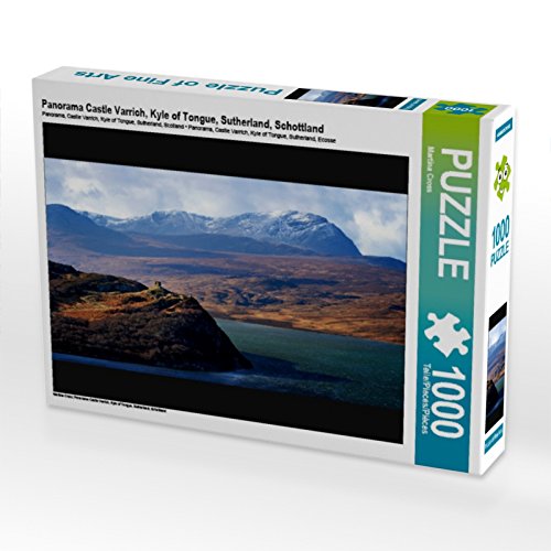 Puzzle 1000 pièces Écosse CALVENDO Castle Varrich paysage panorama de Martina Cross