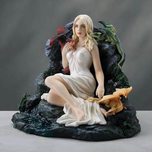 Figura Decorativa Resin Reina Dragones 16.5 cm miniatura 2