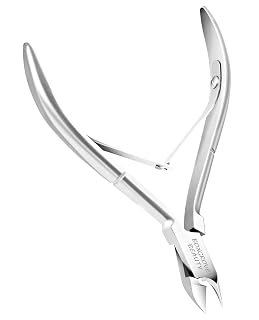 Professional Cuticle Cutter & Pusher Trimmer Manicure Tools with Double Spring– Perfect Nail Care Tool for Manicure & Pedicure Beauty at Home/Spa/Saloon (Silver)