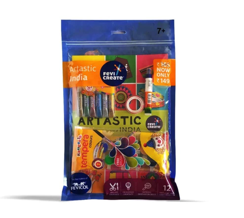 Pidilite Fevicreate Artastic India Art Drawing Kit for Kids 8 Year & Above