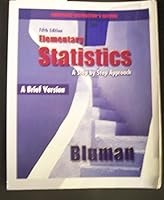Elementary Statistics: A Step By Step Approach 0073357251 Book Cover