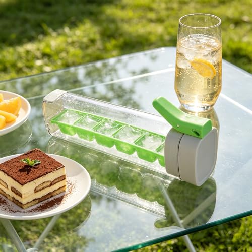Molde de cubos de hielo con mango y bandeja miniatura 6